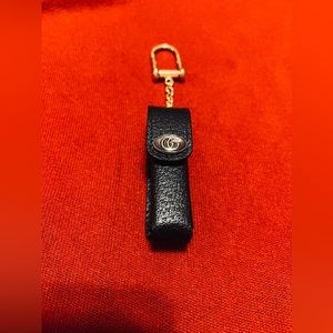 Gucci lipstick holder purse charm